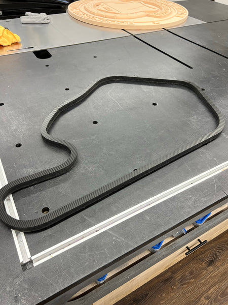 Carbon Race Track Cutout