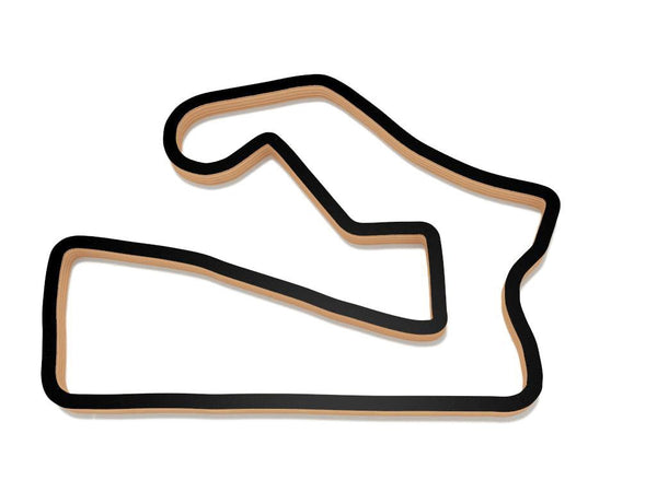 Carbon Race Track Cutout