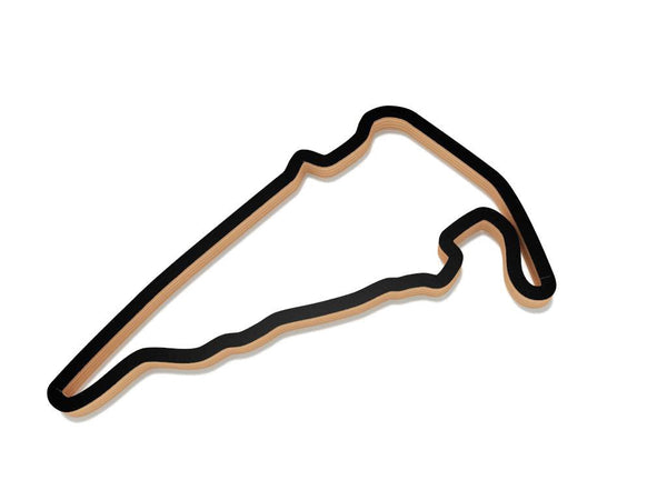 Carbon Race Track Cutout